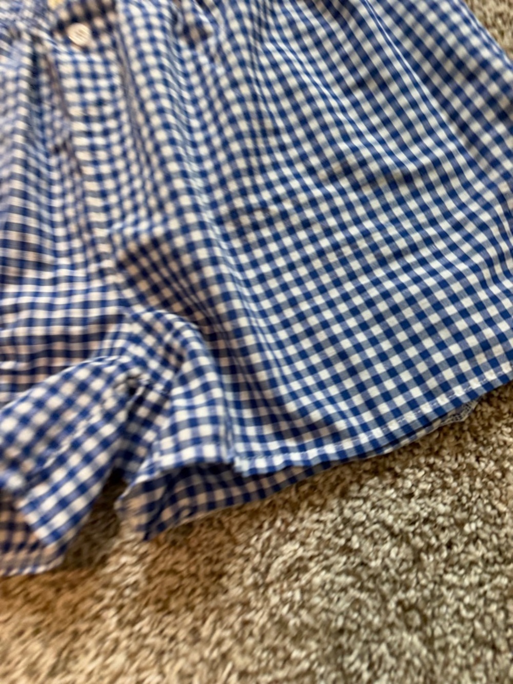 Gingham Boxer Shorts Trio - Black, Red & Blue - Picture 5 of 6